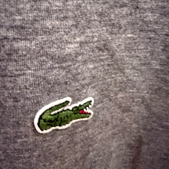 Lacoste Men's Trio Gray and Dark Gray T-Shirts - Picture 7 of 13